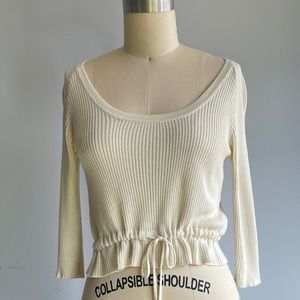 For Love & Lemons Sweater Knit Tee (XS)